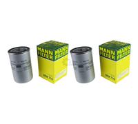 2X Original MANN-FILTER Filtro Carburante WDK 719