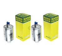 2X Original MANN-FILTER Filtro Carburante WK 612/5