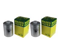 2X Original MANN-FILTER Filtro Carburante WK 725