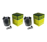 2X Original MANN-FILTER Filtro Carburante WK 8016 X Fuel Filter