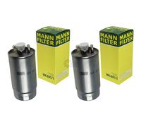 2X Original MANN-FILTER Filtro Carburante WK 841/1