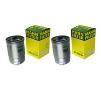 2X Original MANN-FILTER Filtro Carburante WK 842/24