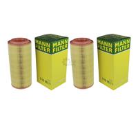 2X Original MANN-FILTER Filtro Dell'Aria C 12 107/1