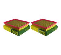 2X Original MANN-FILTER Filtro Dell'Aria C 24 100 Per Chrysler Voyager IV