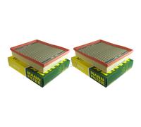 2X Original MANN-FILTER Filtro Dell'Aria C 32 013