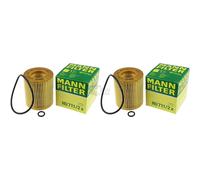 2X Original MANN-FILTER Filtro Olio HU 711/2 X Filtro Olio