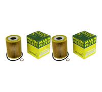 2X Original MANN-FILTER Filtro Olio HU 719/3 X Oil Filter