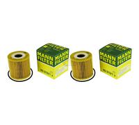 2X Original MANN-FILTER Filtro Olio HU 819/1 X Filtro Olio