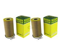 2X Original MANN-FILTER Filtro Olio HU 848/1 X Filtro Olio