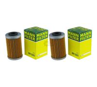 2X Original MANN-FILTER Filtro Olio MH 5001