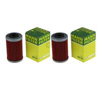 2X Original MANN-FILTER Filtro Olio MH 55