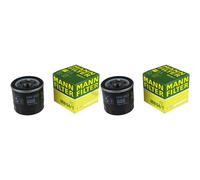 2X Original MANN-FILTER Filtro Olio MW 64/1