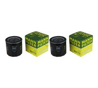 2X Original MANN-FILTER Filtro Olio MW 713