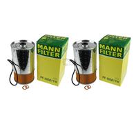 2X Original MANN-FILTER Filtro Olio PF 1050/1 N Oil Filter