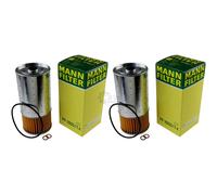 2X Original MANN-FILTER Filtro Olio PF 1055/1 X Oil Filter