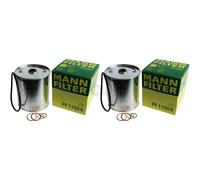 2X Original MANN-FILTER Filtro Olio PF 1155 K