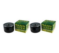 2X Original MANN-FILTER Filtro Olio W 914/4
