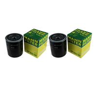 2X Original MANN-FILTER Filtro Olio WP 928/80
