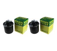 2X Original MANN Filtro Carburante WK 820/16