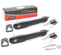 2X ORIGINAL MAXGEAR MANIGLIA CON CHIAVE CILINDRO CHIUSURA ANTERIORE VW POLO 6N