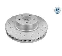 2X Original MEYLE Disco Freno 083 521 2045/PD Per Mercedes-Benz