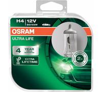 2X Original Osram ULTRA LIFE H4 12V 60/55W Lampadina