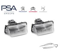 2X ORIGINAL Peugeot Luce Di Targa 206 207 306 6340.A3
