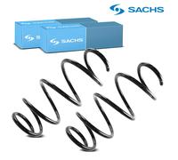 2x ORIGINAL SACHS Molla Ammortizzante Anteriore per Citroën Berlingo B9