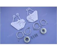 2X ORIGINAL VE KIT DI RIPARAZIONE PER FINESTRE CLIP CAVO RULLO ANT. PER SMART