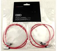 2x Originale Audi Cavo di Carica per Usb C/Usb C + Usb-C / IPHONE Collegamento