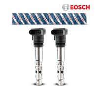 2x Originale Bosch Modulo Accensione Bobina Per Audi Tt A4 A6 VW Passat 3B Seat