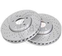 2x Originale Bremsscheibe A.B.S. 17568 Per Mercedes-Benz 304x30 Forata 5 Fori