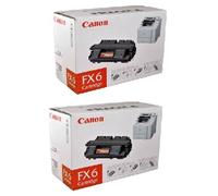2x Originale Canon Toner 1559A003 FX-6 per Fax L1000 Laser Classe 3170 3175