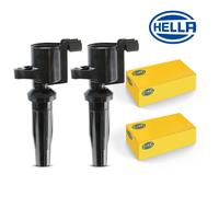2x Originale Hella Modulo Accensione Bobina Per Ford C-Max Mazda Volvo