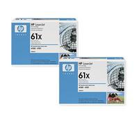 2X Originale HP Toner 61X C8061X Nero Per LaserJet 4100 4100SE Neutro Scacchi