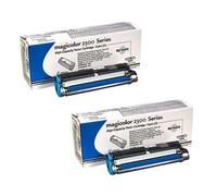 2x Originale Konica Minolta Toner 1710517-008 per Magicolor 2300