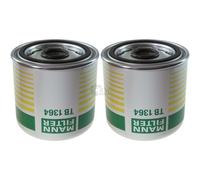 2x Originale MANN-FILTER Cartuccia Essiccatore Aria per