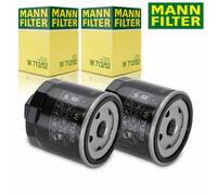 2x Originale Mann Filter Filtro Olio per Audi A2 VW Bora Golf Polo Vento Skoda