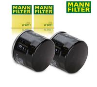 2X Originale Mann Filter Filtro Olio per Mitsubishi 1 Pajero Smart Fortwo 451