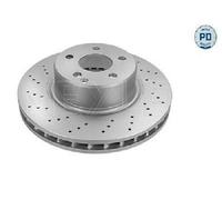 2x Originale MEYLE Disco Freno 083 521 2048 / Pd per Mercedes-Benz