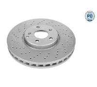 2x Originale MEYLE Disco Freno 083 521 2113 / Pd per Mercedes-Benz