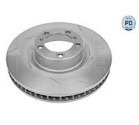 2x Originale MEYLE Disco Freno 483 521 0012 / Pd per Porsche