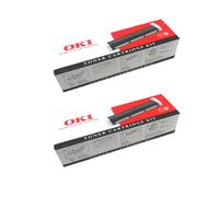 2x Originale OKI Toner 09002390 Okipage 4m 4w Plus Okifax 4100 Okioffice 44