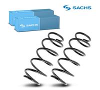 2x Originale Sachs Molla Anteriore Per Ford Fiesta VI CB1 Ccn 1.4L 998928