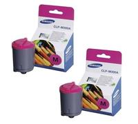 2x Originale Samsung Toner CLP-M300A per CLP 300 Clx 2160 3160 Neutro Schachtel