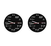 2X Orologio da Parete Matematico, Orologio con Formule Matematiche Orologio2318