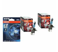 2X OSRAM NIGHT BREAKER LASER H4 +130% W5W COOL BLUE INTENSE SET Lampadina