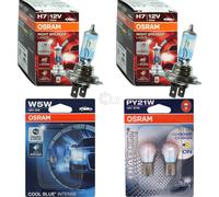 2X OSRAM NIGHT BREAKER LASER H7 130% Diadema Cromo PY21W COOL BLUE INTENSO W5W