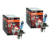 2X OSRAM NIGHT BREAKER UNLIMITED +110% Più Luce H4 Lampadina Alogena