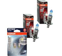 2X OSRAM NIGHT BREAKER UNLIMITED H1 110% Diadema Cromo WY5W Lampadina